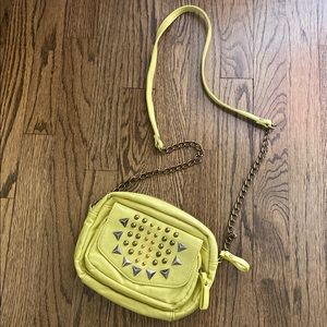 Green studded crossbody